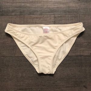 Cream Bathing Suit Bottoms